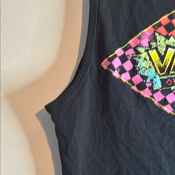 Vans Classic Black T-Shirt with Red Logo - Picture 7 of 11